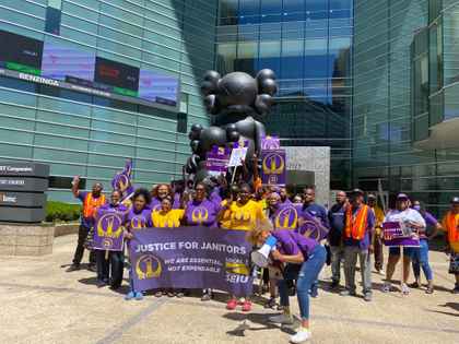 Detroit Janitors win- raises, paid sick time, PPE language and Juneteenth as a holiday!